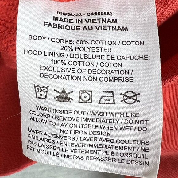 Nike Air Womens M Crimson Tracksuit Cropped Hoodie Joggers Athletic Lounge Set - Picture 15 of 16